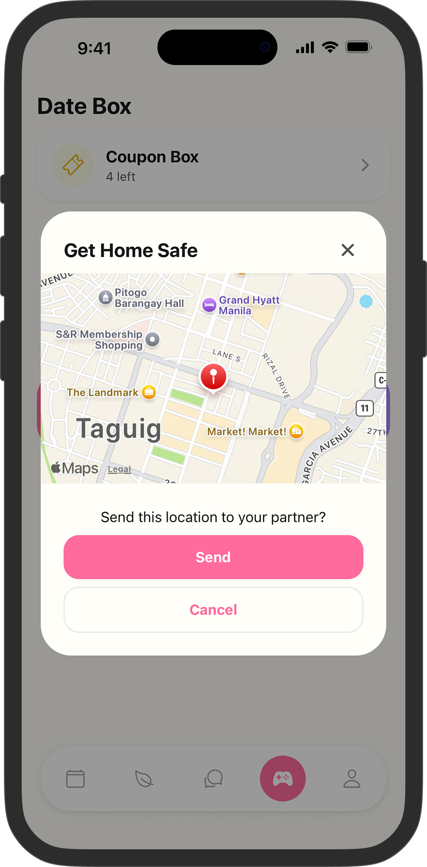 Dear Us app screen 4