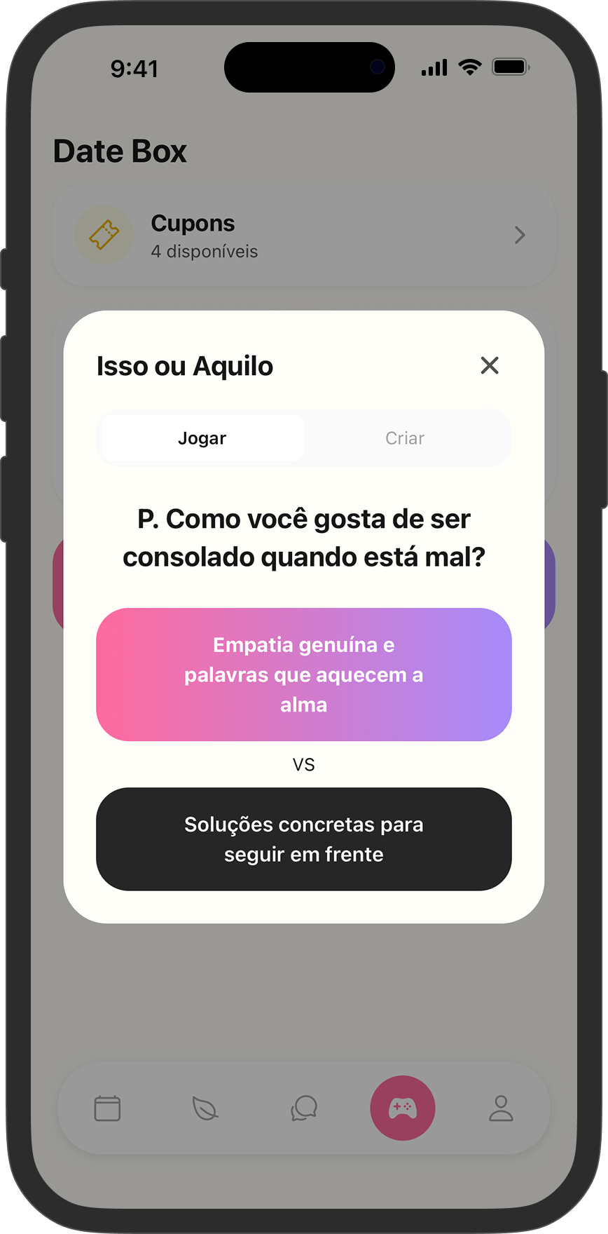 Tela 3 do Dear Us